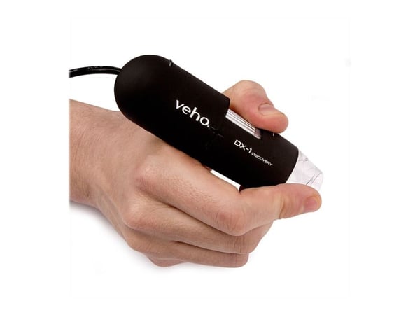 Veho DX-1 - Mikroskooppi - väri - 2 MP - 1920 x 1080 - USB - AVI