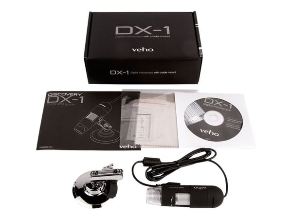 Mikroskop Veho DX-1 - USB-mikroskop - 200x - 10x - Svart - AVI - USB