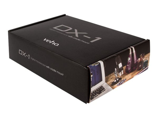 Veho DX-1 - Mikroskooppi - väri - 2 MP - 1920 x 1080 - USB - AVI