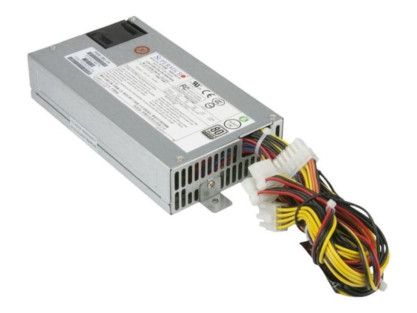 Supermicro PWS-350-1H - Strømforsyning (sisäinen) - 80 PLUS Platinum - AC 100-240 V - 350 Watt - aktiv PFC - 1U