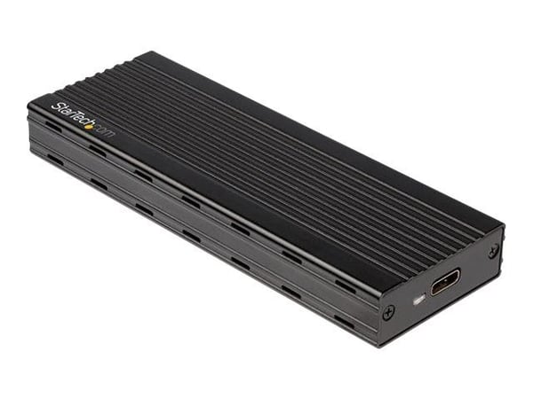 StarTech.com USB-C (10Gbps) til M.2 NVMe SSD-kabinett - Bærbart M.2 PCIe-aluminiumsdeksel - 1GB/s Lese og skrive - Mac & PC - Lagringspakning - M.2...