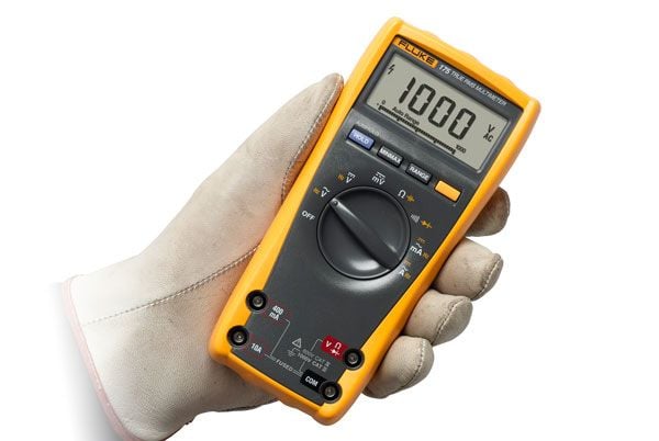 Fluke 175 True RMS, LCD, AA, 90 mm, 43 mm, 185 mm, 420 g