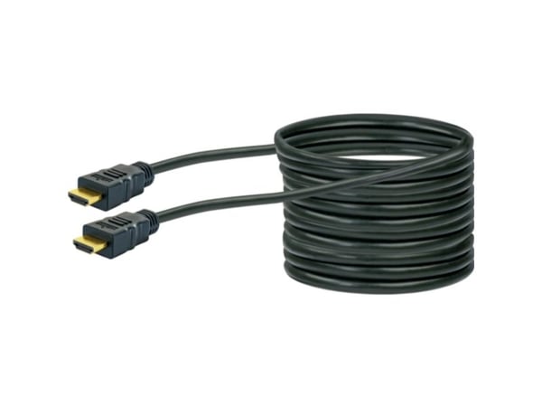 Schwaiger HDM150 013, 15 m, HDMI Typ A (standard), HDMI Typ A (standard), 3D kompatibilitet, 10,2 Gbit/s, Svart, Guld