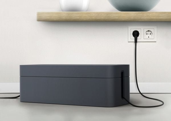 DURABLE CAVOLINE BOX L - Kabelstyringsboks - grafitt