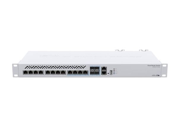 MikroTik Cloud Router Switch CRS312-4C+8XG-RM - Kytkin - L3 - Administreret - 12 x 10 Gigabit Ethernet + 4 x kombo 10 Gigabit SFP+ - monterbar på s...