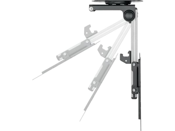 Schwaiger LWHD3720 513 - Brakett - for flatpanel - stål - svart - skjermstørrelse: 17"-37" - takmonterbar