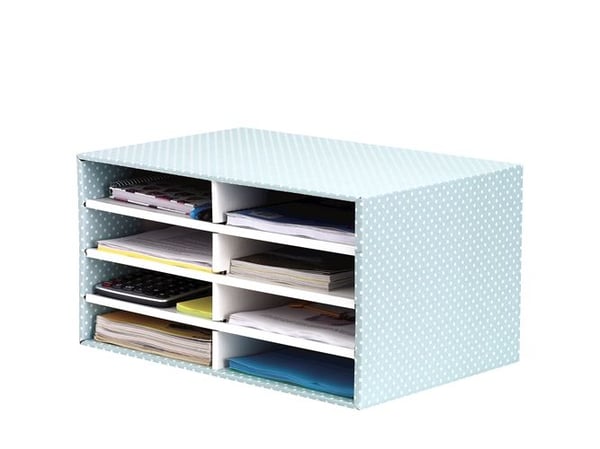 Bankers Box Style - Sorterer - 8 rom - for A4 (210 x 297 mm) - hvit, grønn
