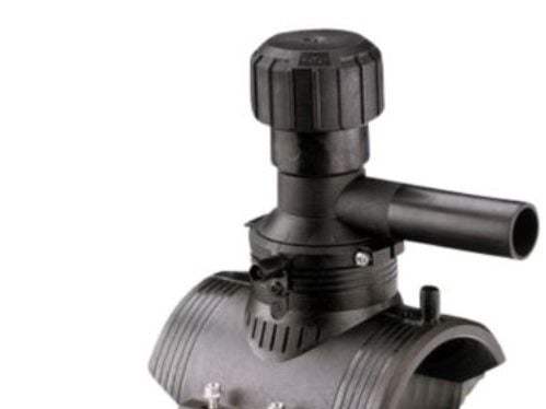 Kiinnike 75x32mm PN16 - sisäänrakennetulla poralla. 360° käännettävissä. PE100-SDR11 Elgef Plus PE100-SDR11 Elgef Plus