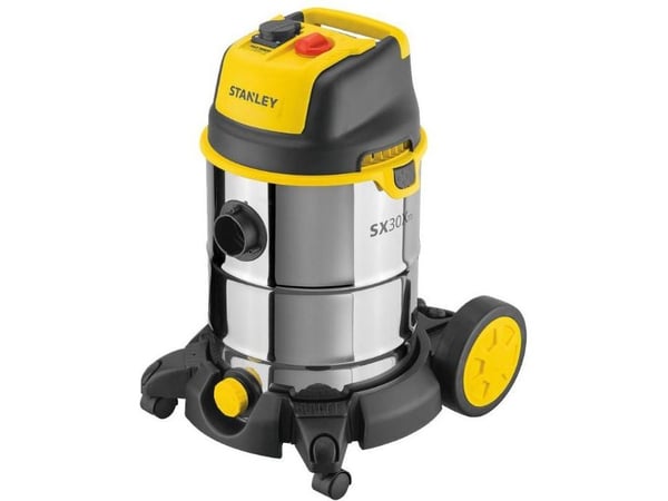 Stanley SXVC30XTDE, Tørr & våt, Sort, Rustfritt stål, Gult, 36,5 l/s, 19 kPa, 5 m, 73,6 dB