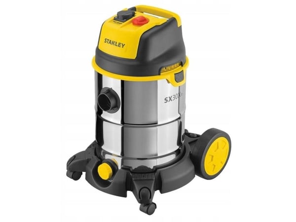 Stanley SXVC30XTDE, Tørr & våt, Sort, Rustfritt stål, Gult, 36,5 l/s, 19 kPa, 5 m, 73,6 dB