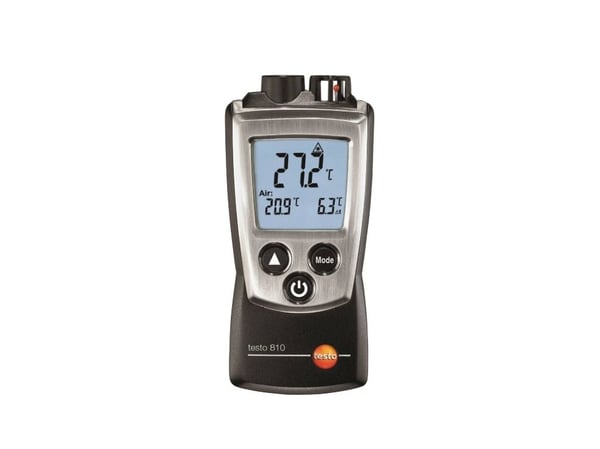 Testo 0560 0810, F, °C, -10 - 50 °C, Sort, 14 - 122 °F, 0,5 °C, AAA Testo 0560 0810, F, °C, -10 - 50 °C, Sort, 14 - 122 °F, 0,5 °C, AAA