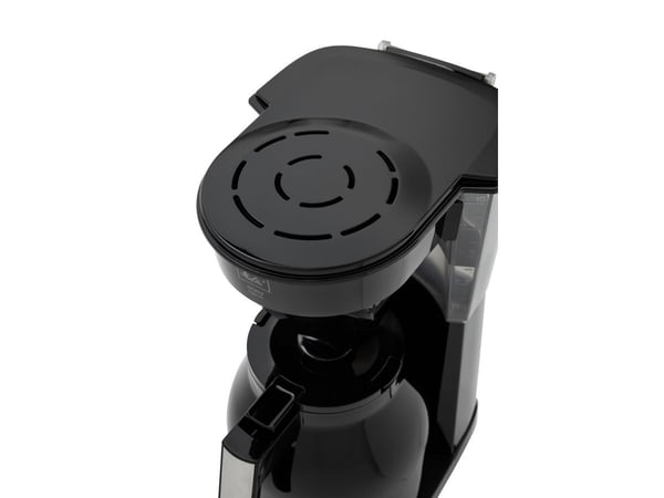 Melitta EasyTop Therm - Kaffemaskin - 12 koppar - svart/silver