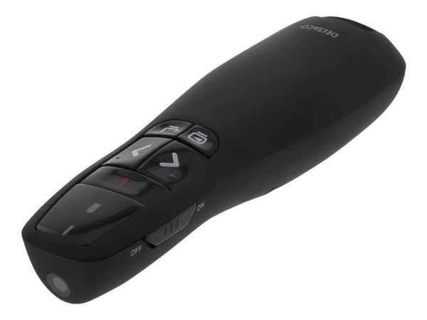 DELTACO WP-001 - Presentasjonsfjernstyring - RF - svart