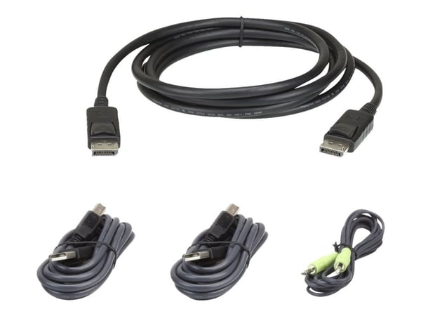 ATEN - Tastatur / video / musekabelsett (KVM) - TAA-samsvar - for ATEN CS1182DP4C, CS1184DP4C