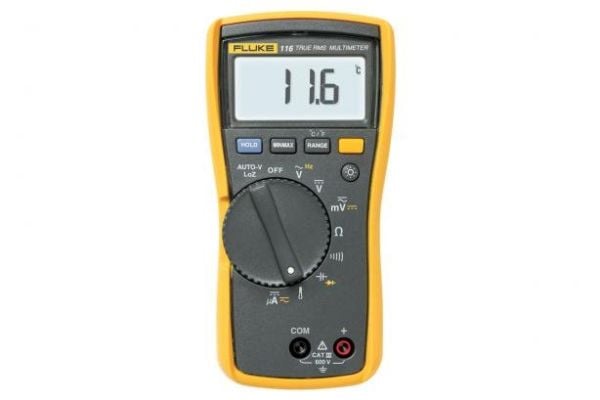 Fluke 2583601 Hånd-multimeter digital CAT III 600 V Visning (teller): 6000