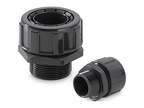 Lapp SILVYN 55502446, Rörkoppling, Svart, Metrisk, M32x1.5, IP65, IP67, -40 - 120 ° C