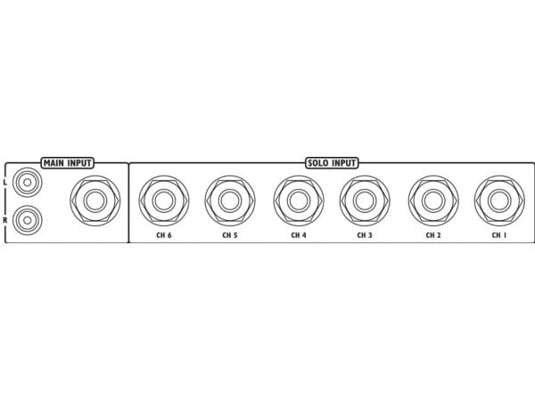 IMG Stage Line PPA-100/SW, Musta, 60 dB, 5 - 30000 Hz, 0,02%, 482 mm, 185 mm