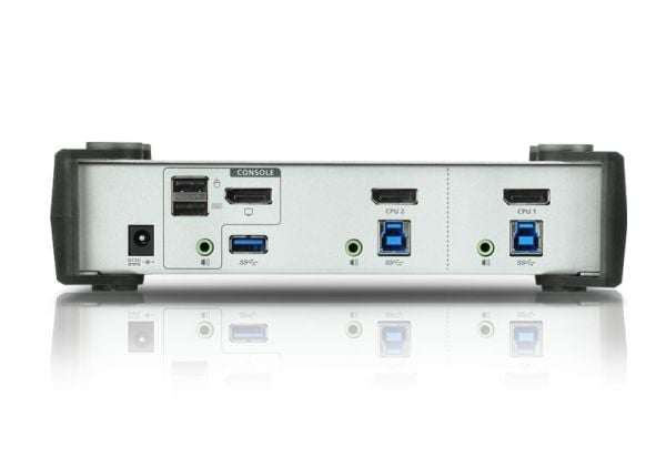ATEN CS1912 KVMP Switch - KVM / lyd / USB-svitsj - 2 x KVM/lyd/USB - 1 lokalbruker - stasjonær