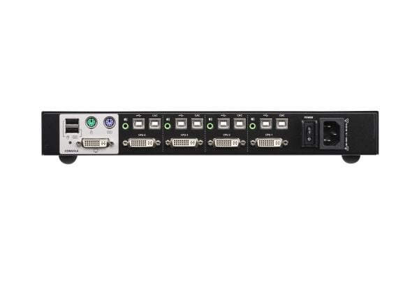 ATEN CS1184D - KVM / lydsvitsj - 4 x KVM/lyd - 1 lokalbruker - stasjonær