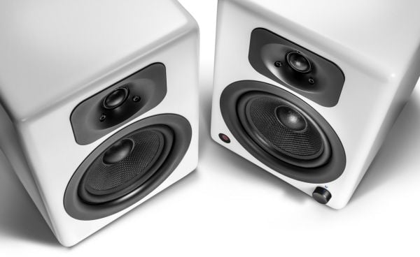 Wavemaster TWO NEO - Høyttalere - bokhylle - trådløs - Bluetooth - 60 watt - toveis - bløt hvitt