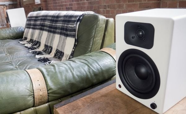 Wavemaster TWO NEO - Høyttalere - bokhylle - trådløs - Bluetooth - 60 watt - toveis - bløt hvitt