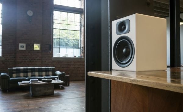 Wavemaster TWO NEO - Høyttalere - bokhylle - trådløs - Bluetooth - 60 watt - toveis - bløt hvitt