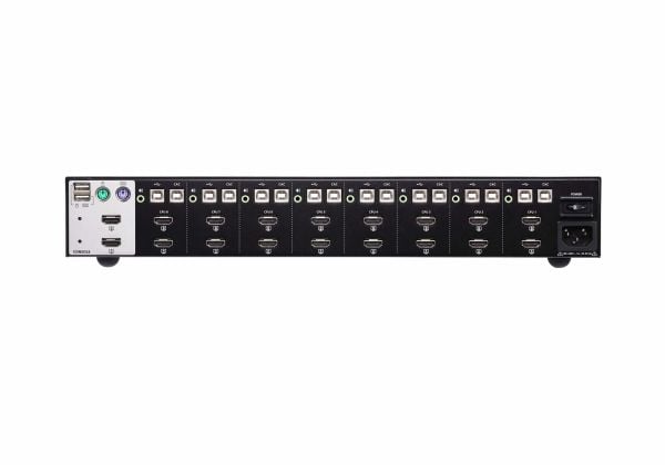 ATEN CS1148H, 3840 x 2160 pikseliä, 4K Ultra HD, 5,9 W, Musta