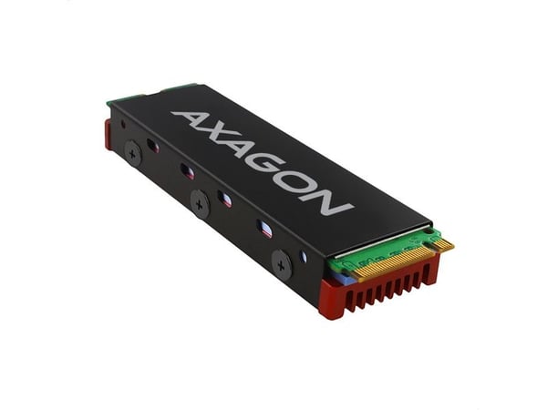 Axagon CLR-M2, Kjøleribbe/Radiator, Svart, Rød