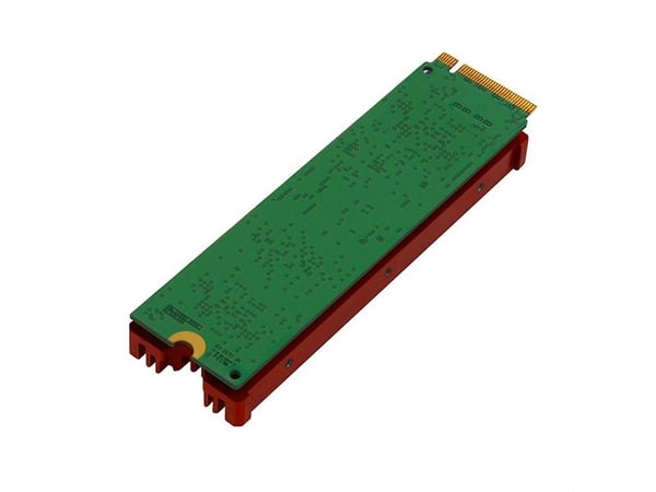 Axagon CLR-M2, Kjøleribbe/Radiator, Svart, Rød
