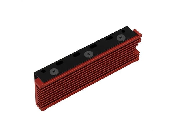Axagon CLR-M2, Kjøleribbe/Radiator, Svart, Rød