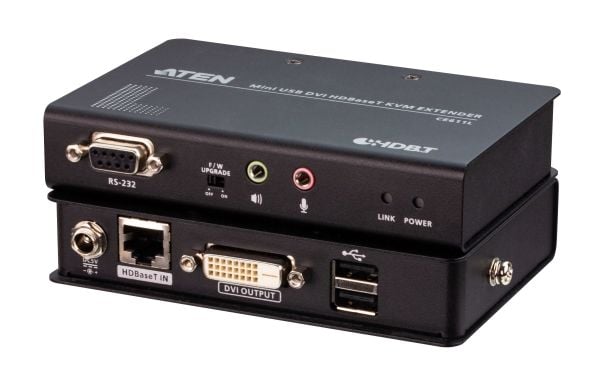 ATEN CE 611 - KVM / lyd / seriell / USB-svitsj - HDBaseT - USB - opp til 100 m