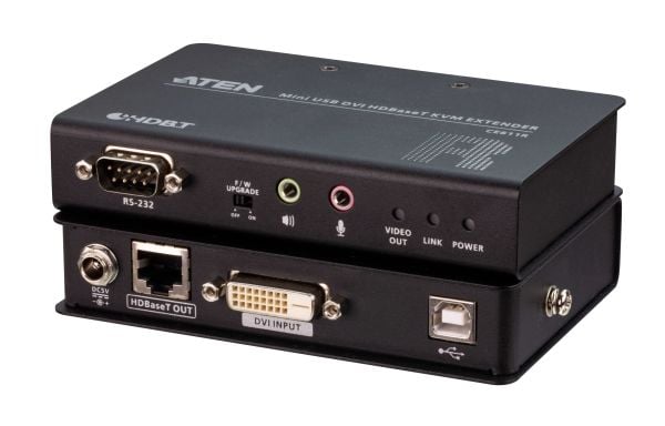 ATEN CE 611 - KVM / lyd / seriell / USB-svitsj - HDBaseT - USB - opp til 100 m