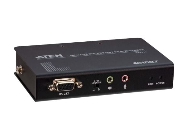 ATEN CE 611 - KVM / lyd / seriell / USB-svitsj - HDBaseT - USB - opp til 100 m