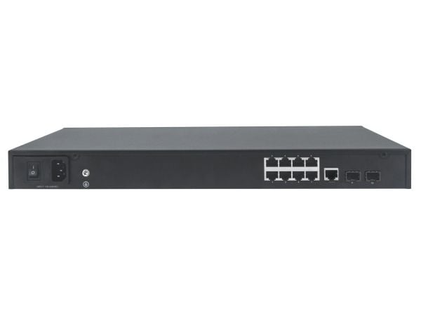 Intellinet 561433, hanterad, Gigabit Ethernet (10/100/1000), Full duplex, Strömförsörjning via Ethernet (PoE) stöd, Rackmontering