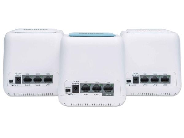 Intellinet 525725, Hvit, Frittstående router, LAN, Status, WAN, 0 - 40 °C, -10 - 70 °C, 10 - 90%
