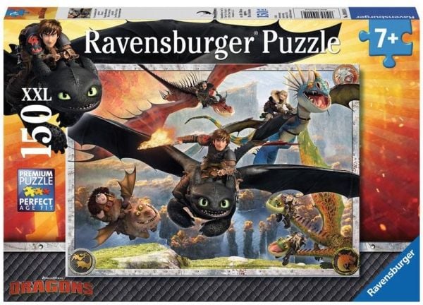Ravensburger Dragetemming gjort enkelt, 150 brikker, 7 År