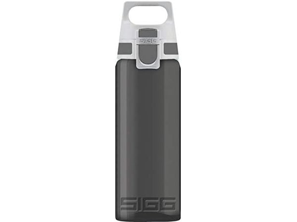 SIGG 8691.90, 600 ml, Päivittäinen käyttö, Fitness, Urheilu, Antrasiitti, Muovi, Valkoinen, 249 mm