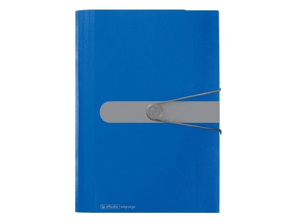 Herlitz 11208402, A4, Polypropylen (PP), Blå, Stående, 300 ark, 12 lommer