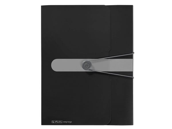 Herlitz 11206117, A4, Polypropeeni (PP), Musta, 4 cm, 1 kpl