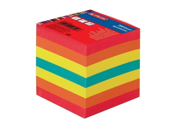 Herlitz 00146092, kvadratisk, flerfarget, papir, 90 mm, 90 mm, 700 ark