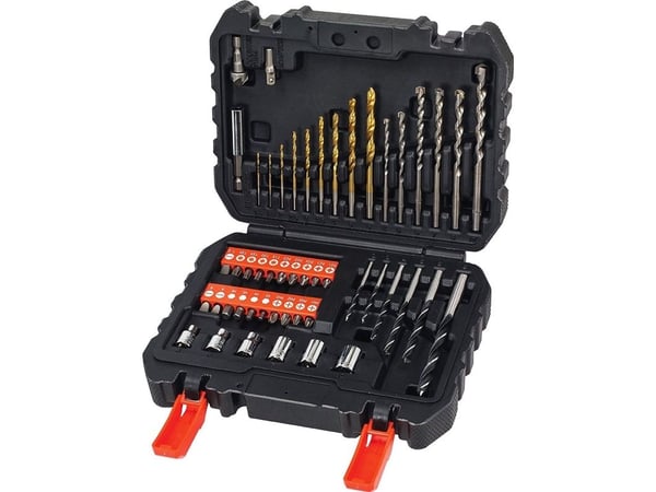 Black & Decker A7188-XJ, Drill, 1 cm, Metall, Tre, 2,5 cm, 50 stykker, 50 stykker