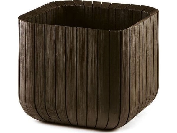 Keter Donica Curver Cube Planter L Brązowy (229533)