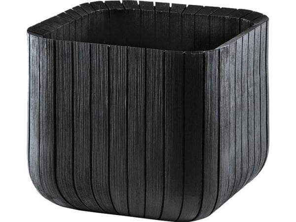 Keter Flowerpot Curver Cube Planter L antrasitt (230225)
