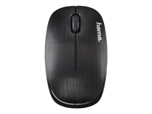 Hama MW-110, Molempikätinen, Optinen, Langaton RF, 1000 DPI, Musta