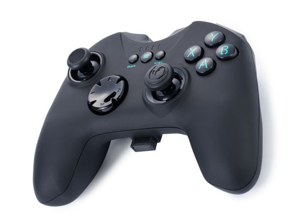 Nacon PC Gaming Wireless-Controller GC-200WL (Schwarz, kabellos, Asymmetrisch, USB-Dongle)