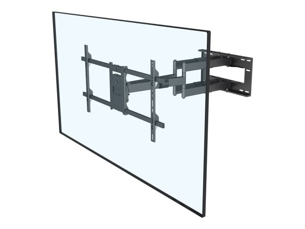 Multibrackets M Universal Long Reach Arm - Brakett - for flatpanel - svart - skjermstørrelse: 50"-90" - veggmonterbar
