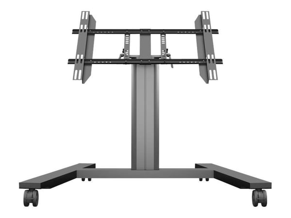 Multibrackets M Public Display Stand 80 HD Wheelbase Single - Vagn - för LCD-display - aluminium - svart - skärmstorlek: 32"-55" - monteringsgränss...