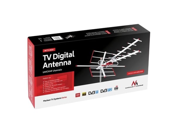 Maclean MCTV-855A - Antenne - TV, HDTV, radio - direksjonal - utendørs