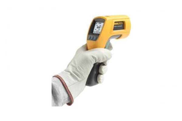 Fluke 572-2, F, °C, -30 - 900 °C, Sort, Gul, -22 - 1652 °F, 1 °C, 500 ms