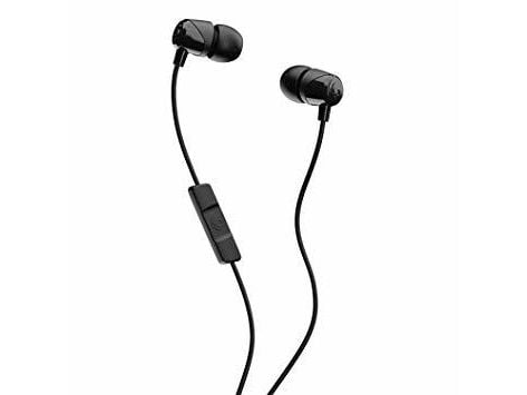 Skullcandy Jib - Ørepropper med mikrofon - i øret - kablet - 3,5 mm jakk - lydisolerende - svart